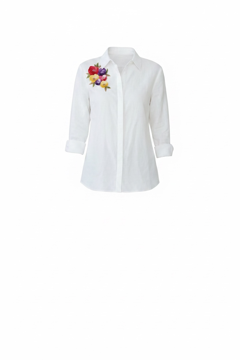 WHITE SHIRT FLORAL