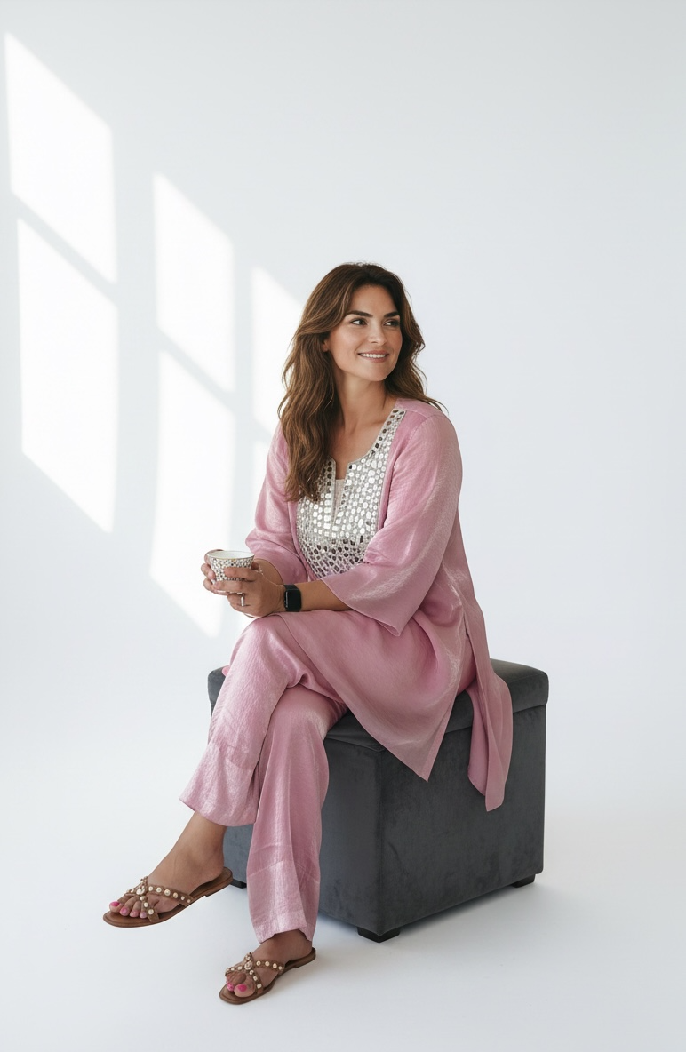 Blush Noor Co-ord Set
